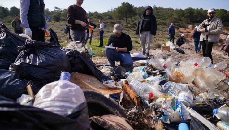 Avrupa Çevre Ajansı Deniz Çöpleri İzleme Programı kapsamında Ayvalık’ta temizlik seferberliği