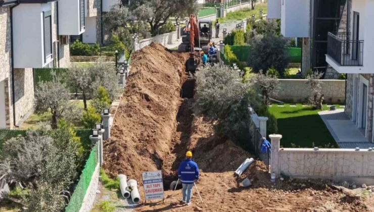 Aydın Büyükşehir’den Davutlar’da altyapı yatırımı