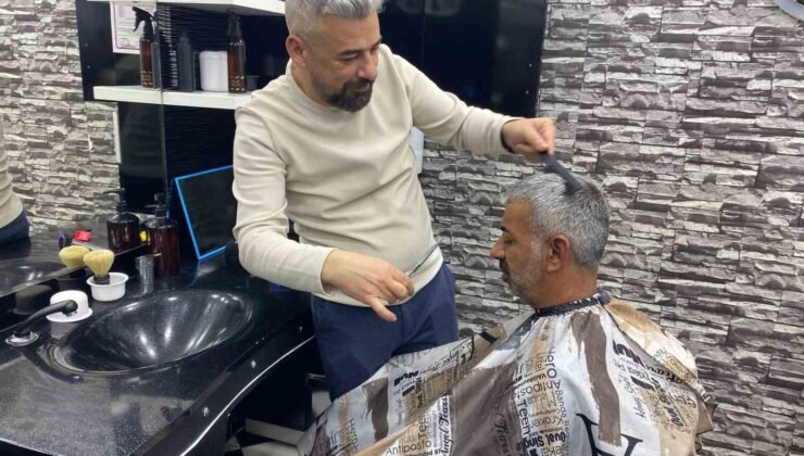 Aydın’da bayram tıraşı telaşı başladı