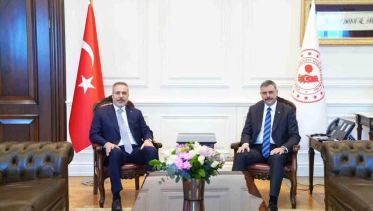 Bakan Fidan’dan Bakan Çiftçi’ye “hayırlı olsun” ziyareti