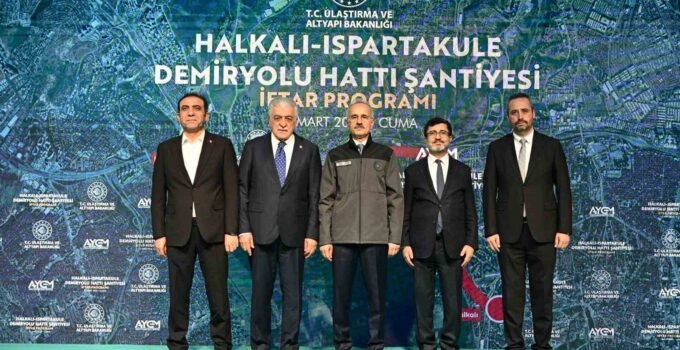 Bakan Uraloğlu: “Halkalı-Ispartakule Hattı’nda sene sonuna kadar yapım çalışmalarını bitirip sene başında test çalışmalarımıza başlayacağız”