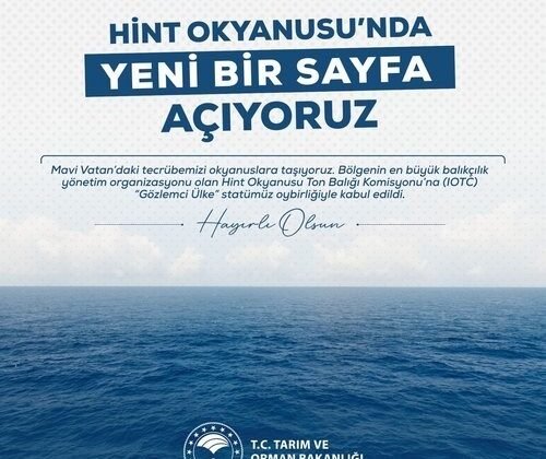 Bakan Yumaklı: “Mavi vatandaki tecrübemizi okyanuslara taşıyoruz”