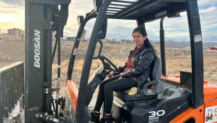 Başarılı forklift operatörü Kardelen İlgen’den; kadınlara “cesur olun” çağırısı