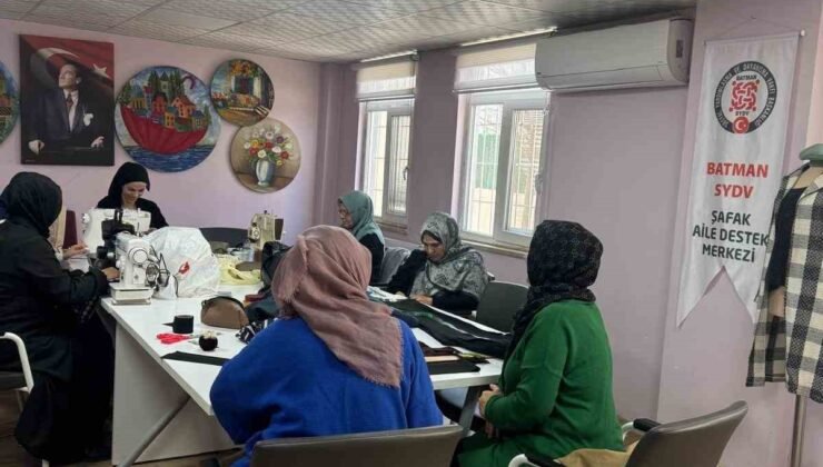 Batman’da kadınlar ilmek ilmek geleceği dokuyor