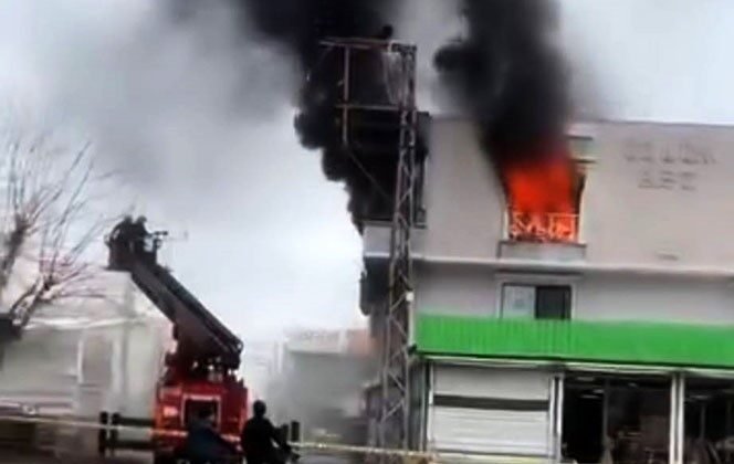 Batman’da korkutan yangın