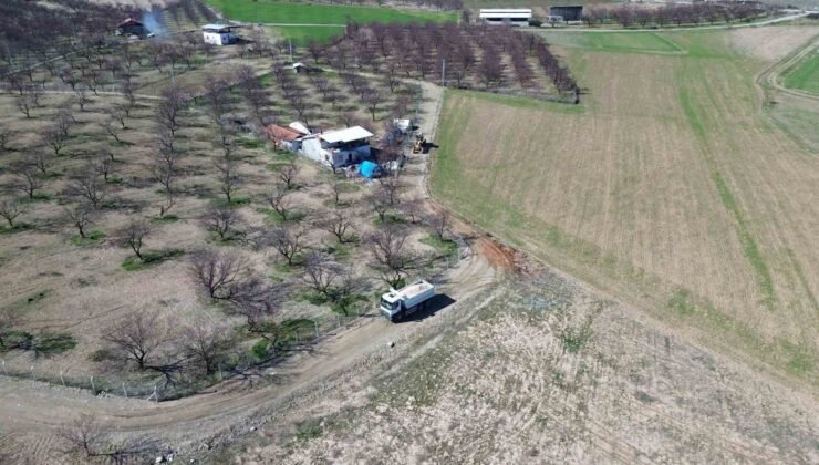 Battalgazi’de kırsal mahallelerde yol çalışmaları sürüyor