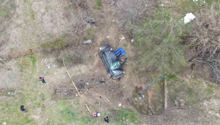 Bayram tatili yolunda feci kaza: 1 ölü, 4 yaralı