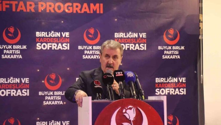 BBP Genel Başkanı Destici: “İşledikleri açık bir savaş suçudur ve mutlaka Trump da Netanyahu da yargılanmalıdır”