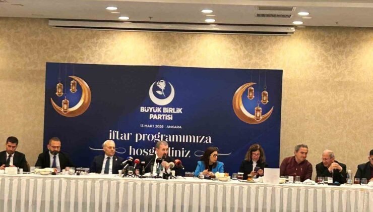 BBP Genel Başkanı Destici: “Ne Amerika’nın, ne İsrail’in barış adına verebilecekleri hiçbir şey yoktur”