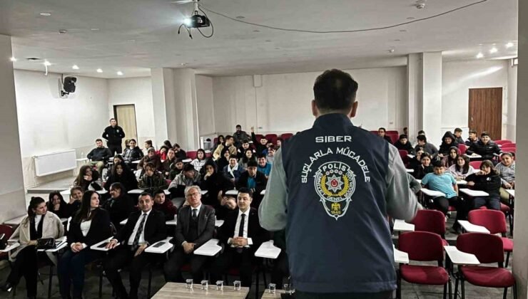Beyağaç’ta polisten farkındalık eğitimi verildi