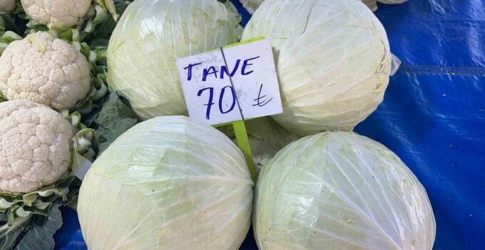 Beyaz lahanada ne çiftçi kazandı ne de tüketici ucuza yedi