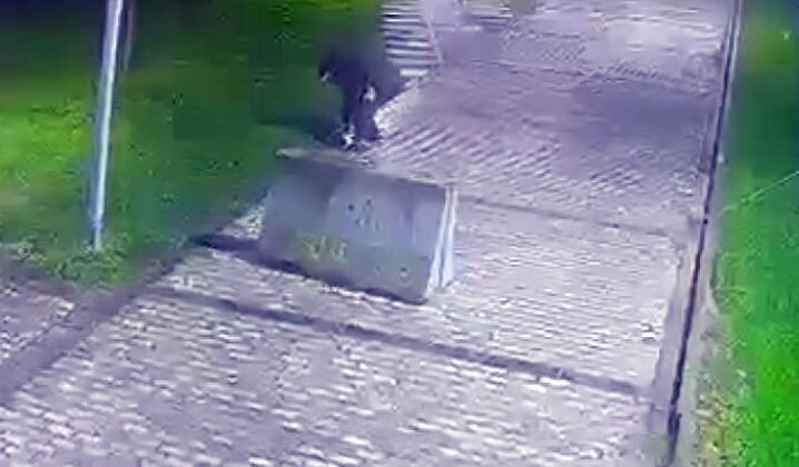 Beyoğlu’nda parkta düşürülen telefonu çaldı, o anlar kamerada