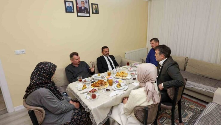 Bilecik protokolü şehit ve gazi aileleriyle iftarda buluştu