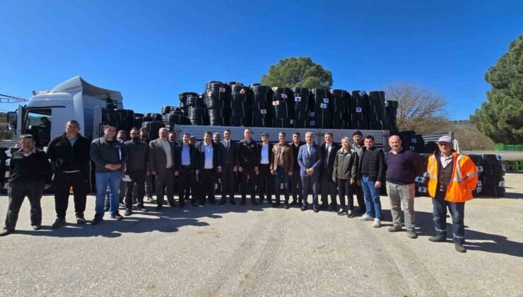 Bilecik’te 58 çiftçiye 809 bin 200 metre damlama sulama borusu desteği verildi