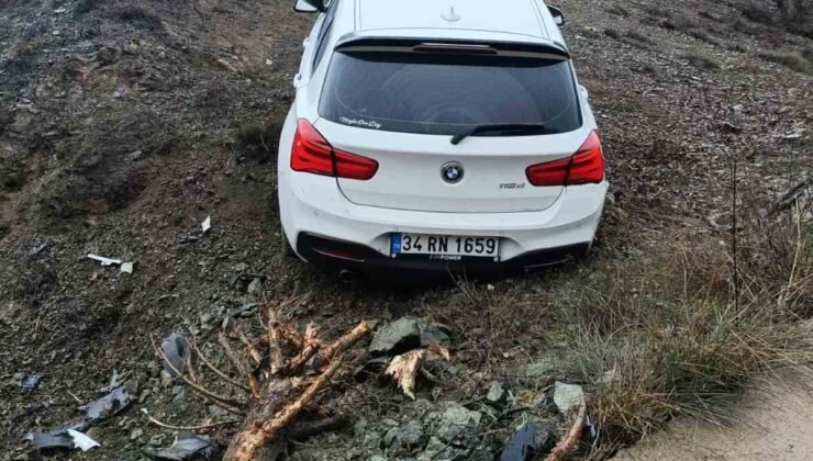 Bilecik’te kaygan yol kazaya sebep oldu : 2 yaralı