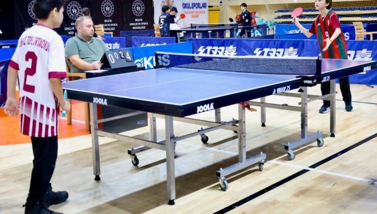 Bilecik’te Masa Tenisi Küçükler İl Birinciliği müsabakaları tamamlandı
