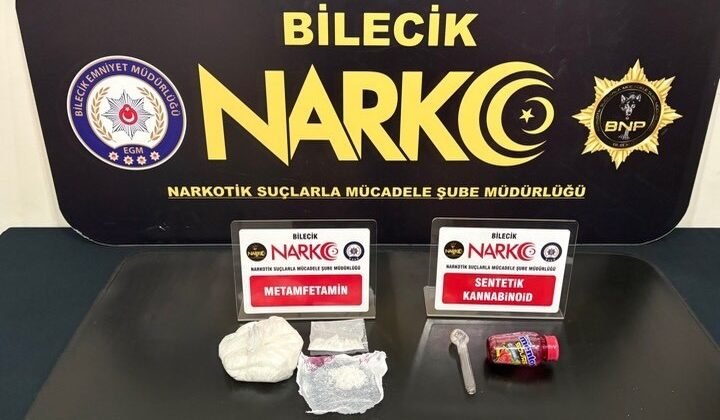 Bilecik’te uyuşturucu operasyonu: 3 gözaltı