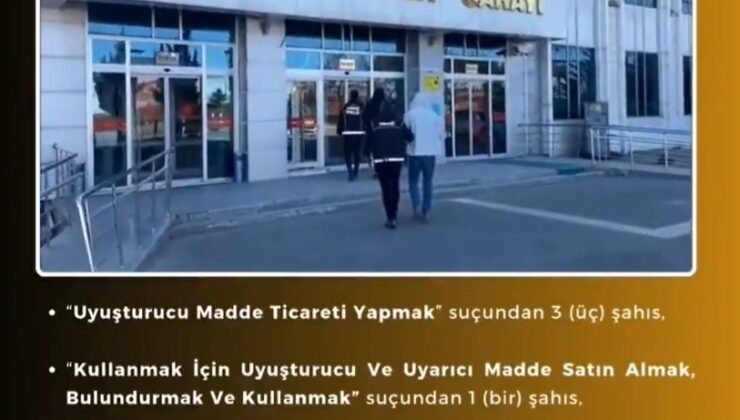 Bingöl’de uyuşturucuyla mücadele: 1 tutuklama