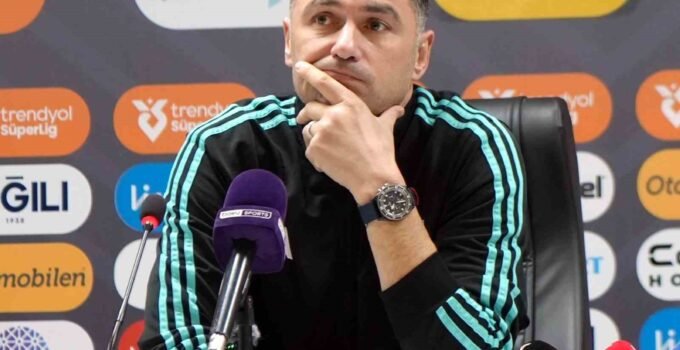 Burak Yılmaz: “Kötü oynayarak 1 puan aldık”