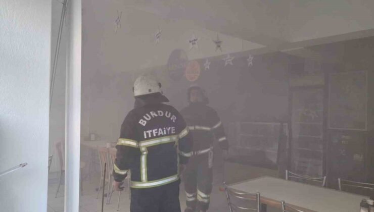 Burdur’da pide salonunda doğalgaz patlaması: 1 yaralı