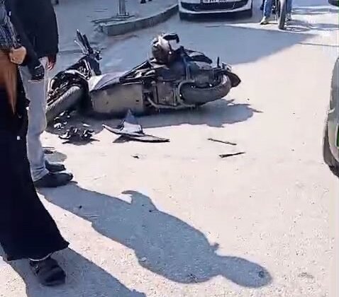 Bursa’da ani dönüş kazaya neden oldu: 1 kişi yaralandı