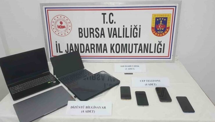 Bursa’da Jandarmadan milyonluk bahis vurgununa darbe, 4 kişi yakalandı