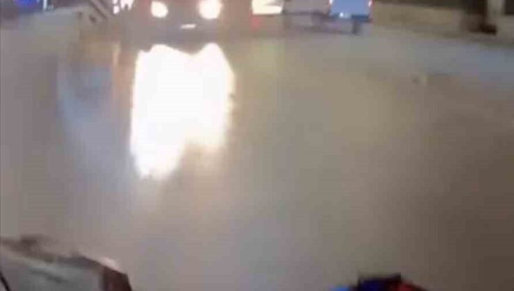 Bursa’da ters yönden gelen otomobil tehlike oluşturdu