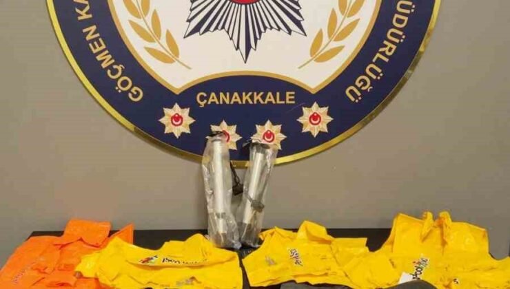 Çanakkale’de 23 düzensiz göçmen yakalandı, 3 organizatör tutuklandı