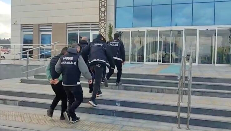 Çanakkale’de narkotik operasyonu: 5 tutuklama