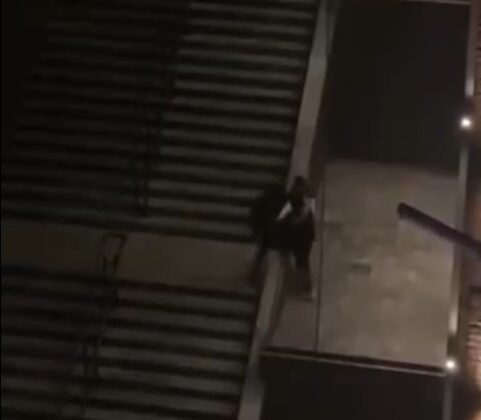 Çankırı’da iki grup arasındaki kavga kamerada