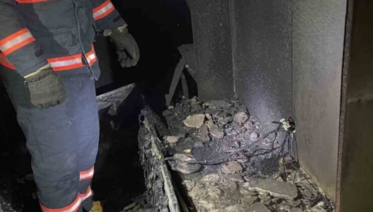 Çankırı’da korkutan ev yangını