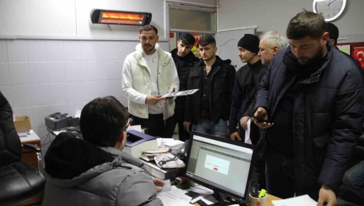 Çarşamba’da ‘app plaka’ paniği: Şoförler odası doldu taştı