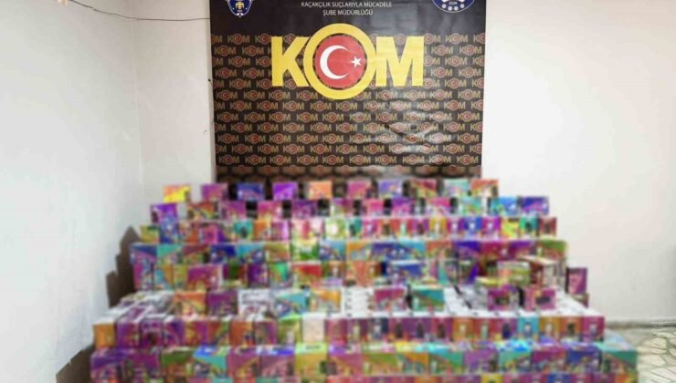Çay paketleri arasında kaçak sigara sevkiyatı dronlu polis takibine takıldı
