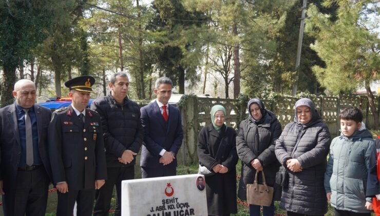 Çaycuma’da şehitlerin kabirleri başında dualar edildi