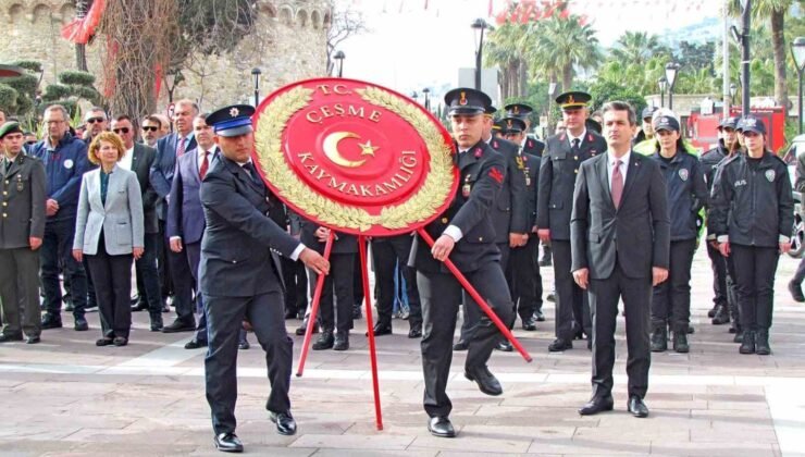 Çeşme’de 18 Mart Çanakkale Zaferi törenle anıldı
