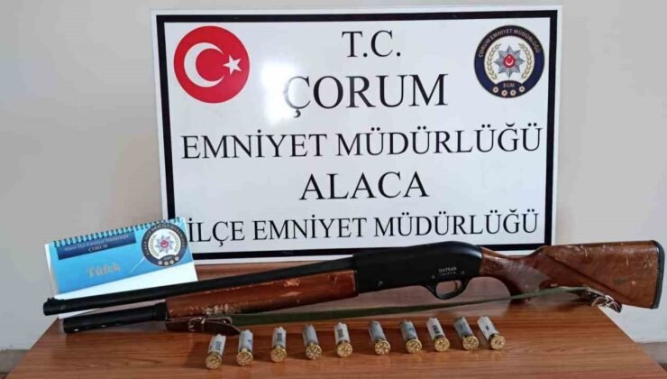 Çorum’da evinin penceresinden ateş açan şahıs polisleri harakete geçirdi