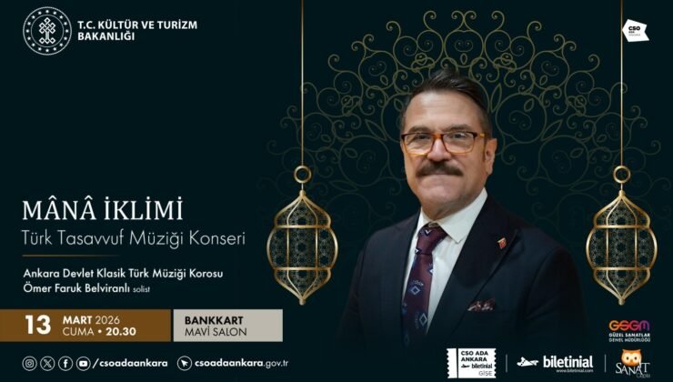 CSO Ada Ankara ‘Mana İklimi’ konseri ile sanatseverlerle buluşacak