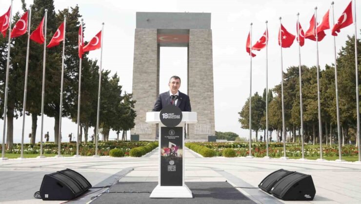 Cumhurbaşkanı Yardımcısı Yılmaz: “Azimle inşa ettiğimiz Türkiye Yüzyılı’nın da en sağlam dayanağı Çanakkale ruhudur”