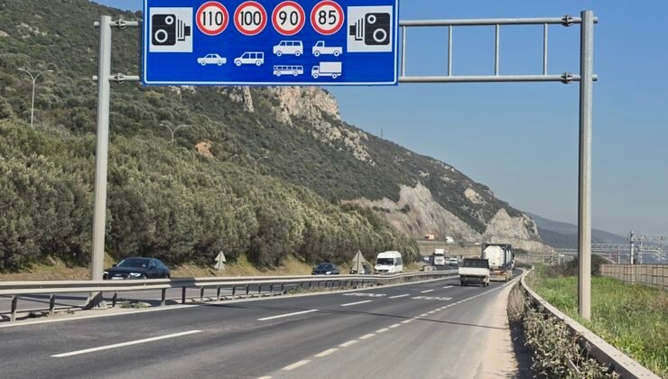 D-100 Karayolu’nda hız limitleri yükseldi, EDS tabelaları güncellendi