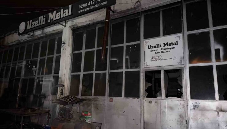 Demirci dükkanında patlama: 1 ölü, 2 yaralı