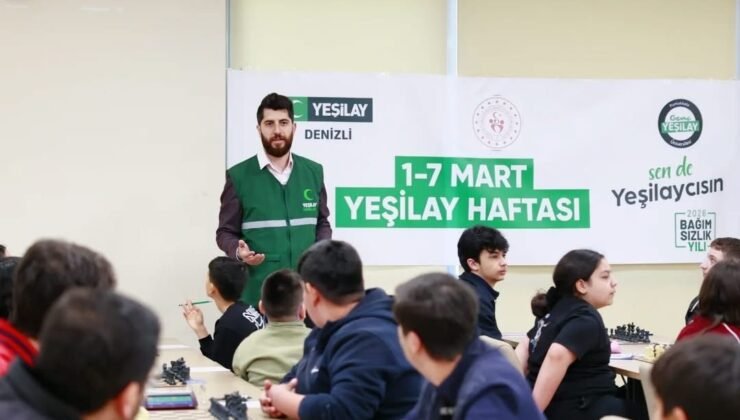 Denizli Yeşilay Haftası’nda yeşile büründü