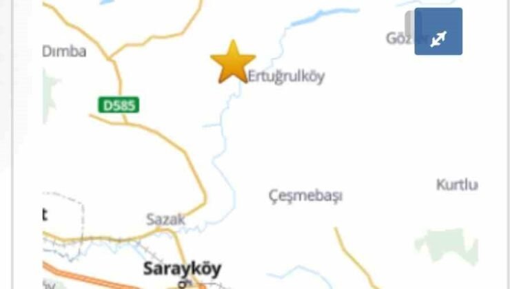 Denizli’de 4.1 büyüklüğündeki artçı deprem korkuttu