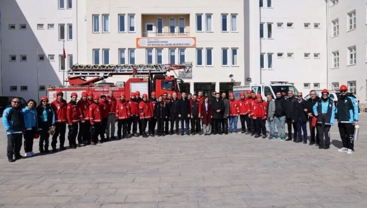 Deprem Haftası’nda Afet Eğitimi ve Tahliye Tatbikatı yapıldı