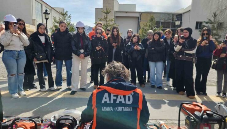 Deprem Haftası’nda Tunceli’de afet farkındalığı seferberliği