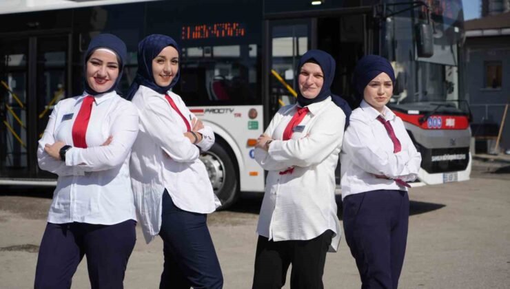 Direksiyonda kadın gücü: Samsun’da yolcuları kadın şoförler taşıyor