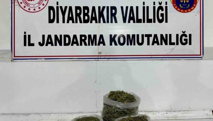 Diyarbakır’da 14 kilo esrar ele geçirildi
