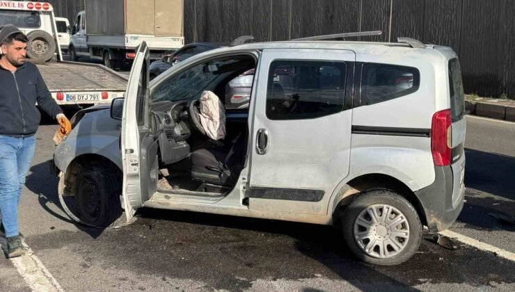 Diyarbakır’da düğün konvoyunda kaza: 3 yaralı