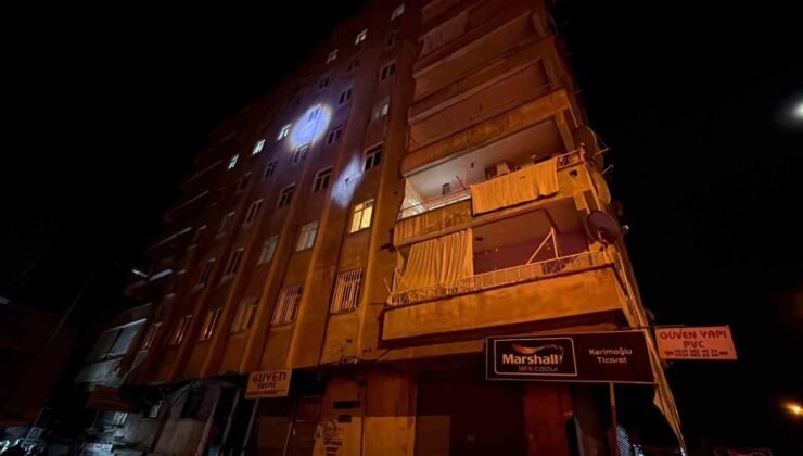 Diyarbakır’da kolonlarından ses gelen 8 katlı apartman tahliye edildi