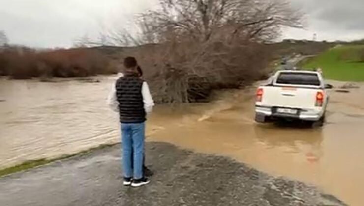 Diyarbakır’da şiddetli yağış: Köye ulaşım kesildi, bazı vatandaşlar mahsur kaldı