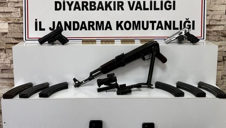 Diyarbakır’da silah kaçakçılığı operasyonu